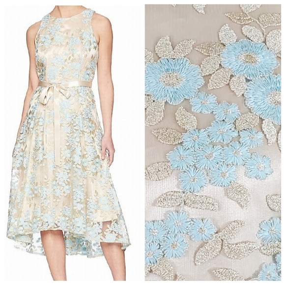 Tahari Dresses & Skirts - Nwt Tahari ASL 10 Floral Embroidered Dress